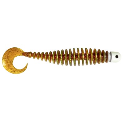 Black Cat Curly Worm, 17cm - 24g - motor oil