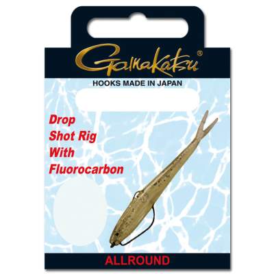 Gamakatsu Gebundene Haken Drop Shot Rig W-EWG 2/0 170cm - Gr.2/0 - 2Stück