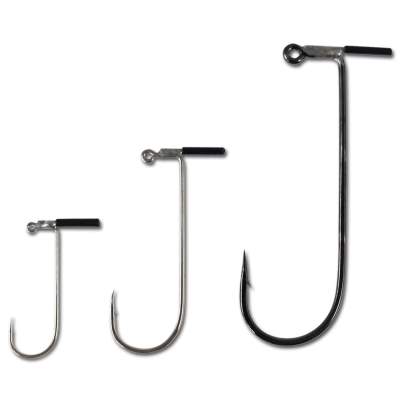 Gamakatsu Haken Dropshot Jig 90 1 nickel - Gr.1 - 3Stück