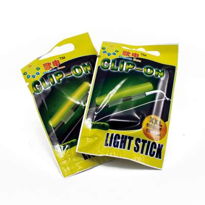 Ocean Sun Clip-On Knicklichter zum Aufstecken auf Rutenspitzen Gr. XL, gelb - Gr.XL - 3,3-3,7mm - 5x2Stück