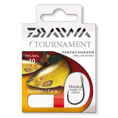 Daiwa Tournament Karpfenhaken Gr.6 60cm - Gr.6 - 0,25mm - 10Stück