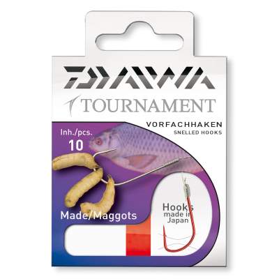 Daiwa Tournament Madenhaken Gr.12, 50cm - Gr.12 - 0,14mm - 10Stück