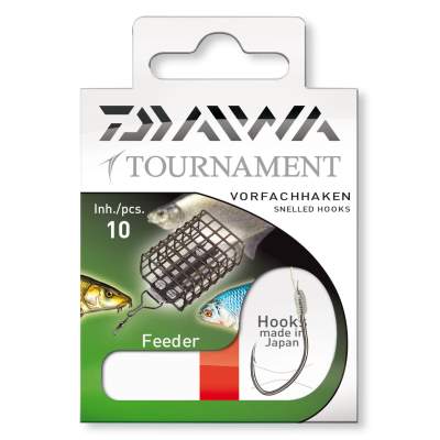 Daiwa Tournament Feederhaken Gr.6 70cm - Gr.6 - 0,23mm - 10Stück