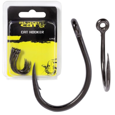Black Cat Cat Hooker DG Gr. 3/0 - DG coating - 5Stück