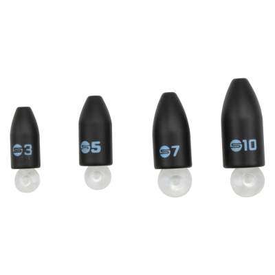 Spro Freestyle Brass Bullet Sinker Bullet Weights 3g - Schwarz - 2 Stück