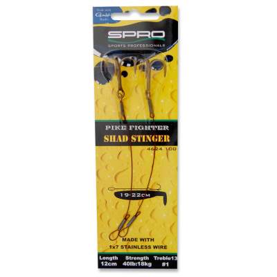 SPRO Pike Fighter Shad Wire Stinger (Angstdrilling) 12cm, 12cm