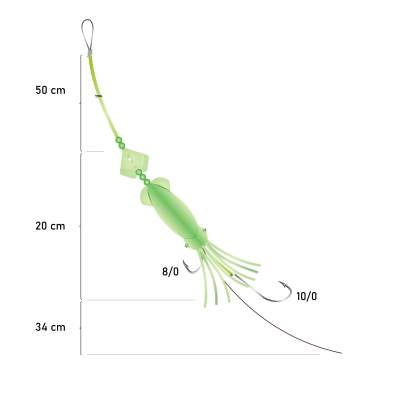 Team Deep Sea Leng Special Squid Rig, Gr.8/0 - 1Stück