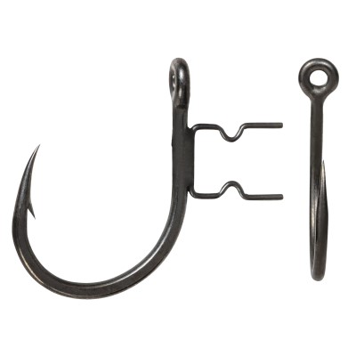 Black Cat Claw Single Haken DG - Stingerhaken Gr. 8/0 - DG coating - 5Stück
