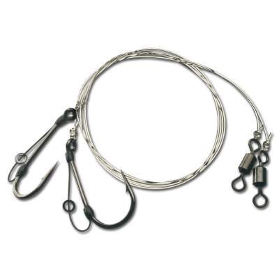 Angel Domäne Stiff Fluocarbon Rig 4 30cm - Gr.4 - 2Stück