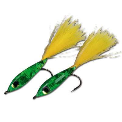 SPRO Glass Sbiru Streamer GS, - Gelbe Schwänze - 2Stück