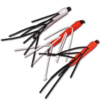 SPRO Trout Bungee Streamer WRO weiß+rot+orange - 3Stück