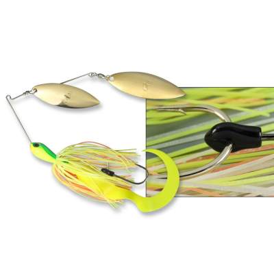 Gamakatsu Spinnerbait Trailer Hook, NS Black - Gr.1 - 3Stück