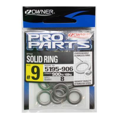 Owner Solid Ring Stainless Steel 5195-906 Gr. 9 408Kg Sprengring