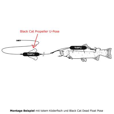 Black Cat Propeller U-Pose, 20g