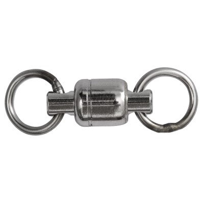 Black Cat X-Strong Ball Bearing Swivel, Gr. 6 - 187kg - 30mm - black nickel - 2Stück