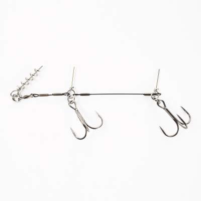 BFT Stainless Nylon coated Tandem Stinger Rig Medium 1