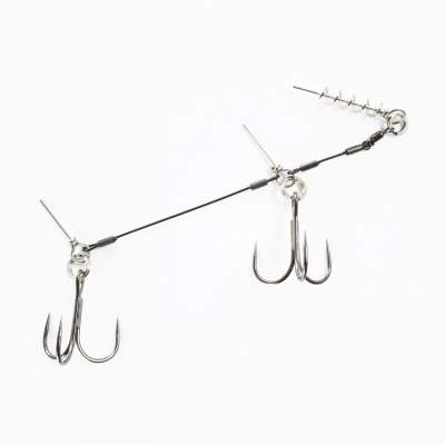 BFT Stainless Nylon coated Tandem Stinger Rig Large 2/0,