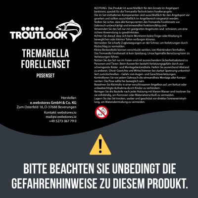 Troutlook Tremarella Forellenset Trota 3 Gr. 5