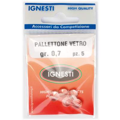 Ignesti Glaskugeln mit Loch 0,65g,