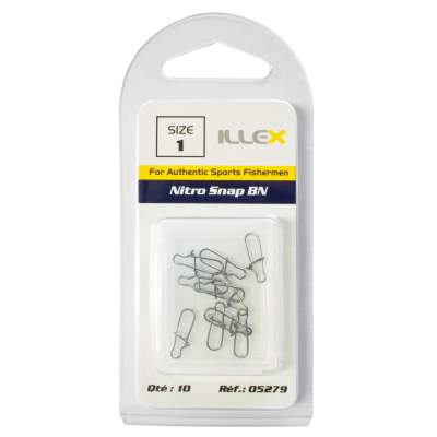 Illex Nitro Snap Karabiner Gr. 1 Gr.1 - TK9 - 10Stück