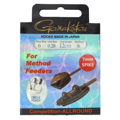 Gamakatsu Method Feeder Spike - Methodfeeder Vorfach