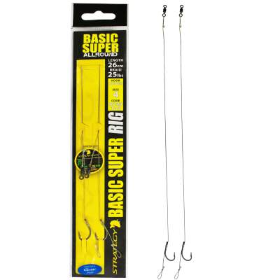 Spro Strategy Basic Super Rig Allround Gr. 4 TK25lb 2 Stück,