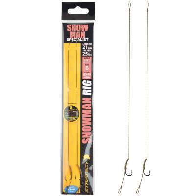 Spro Strategy Snowman Rig Specialist Gr. 4, 21cm - Gr.4 - TK25lbs - 2Stück