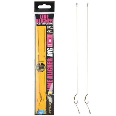 Spro Strategy Line Aligner Rig Fast Hooking Gr. 4, 25cm - Gr.4 - TK25lbs - 2Stück