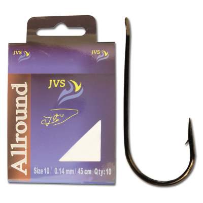 JVS Vorfachhaken Allround 16 Gr.16 - 0,1mm - 10Stück