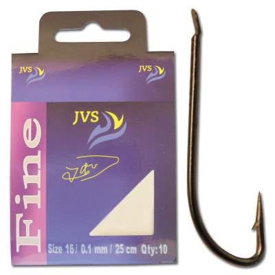 JVS Vorfachhaken Fine 16 Gr.16 - 0,1mm - 10Stück