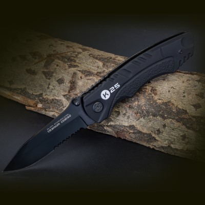 Albainox K25 Black Coated Klappmesser