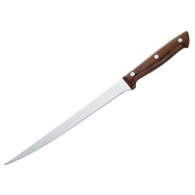 Herbertz Scharfes Filetiermesser 904218 mit Holzgriff 18cm Klingenlänge
