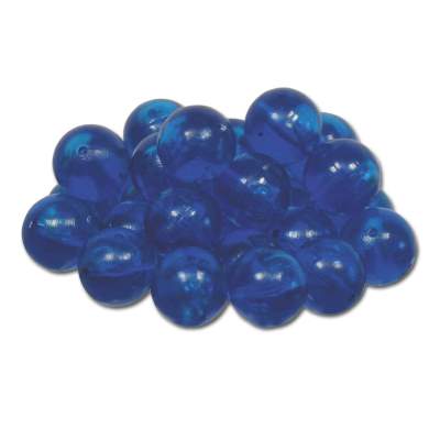 Team Deep Sea Perlen, rund BL6, blau - 6mm - 50Stück