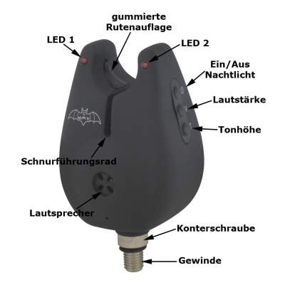 BAT-Tackle Clubman Bissanzeiger BL blau - 1Stück