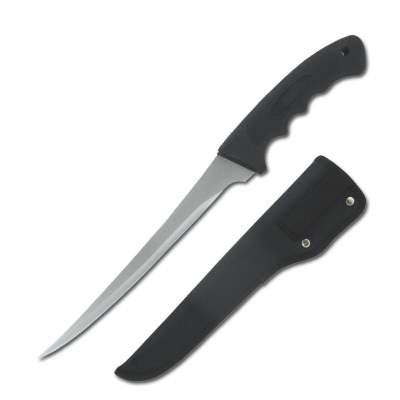 Angel Domäne Filetiermesser Black Hunter Anglermesser mit Scheide - 40,5cm - 1Stück, 40,5cm - 1Stück