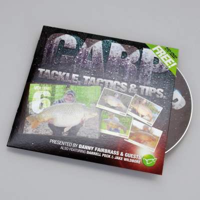 Korda DVD Carp Tackle, Tactics & Tips Vol. 6 - FREE 1Stück