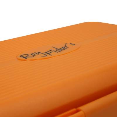 Roy Fishers Stinger/Jighead Box orange/schwarz - 19,5 x 11 x 4,2 cm