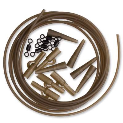 Korda Lead Clip Action Pack 16 teilig Clay lehmbraun - 1Stück