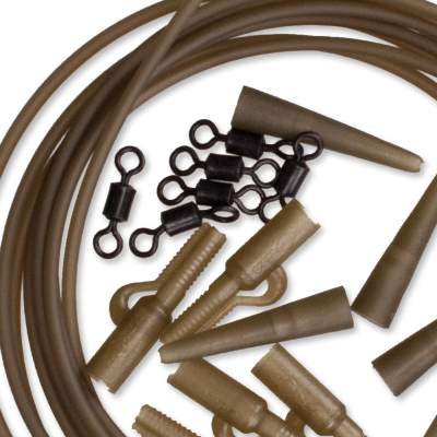 Korda Lead Clip Action Pack 16 teilig Clay lehmbraun - 1Stück