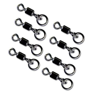 Korda Wirbel Size 8 Flexi Ring Swivels 8 Stück, - 8Stück