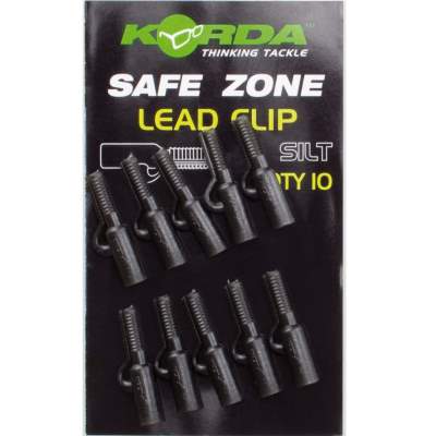 Korda Safe Zone Lead Clips SI Silt - 10Stück