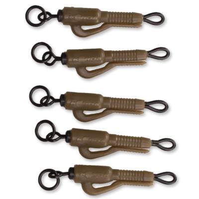 Korda Hybrid Lead Clips G, - Gravel - 5Stück