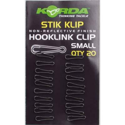 Korda Stick Klips Small, Hooklink Clip - 20Stück
