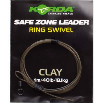 Korda Kamo Leaders, incl. Gr. 8 Ring Wirbel, LB 60cm - lehmbraun - 1Stück