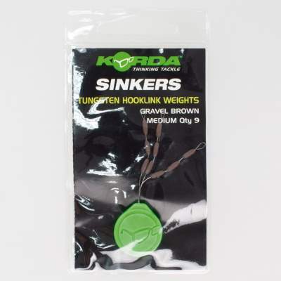 Korda Sinker Tungsten Hooklink Weight Small Brown - 12Stück