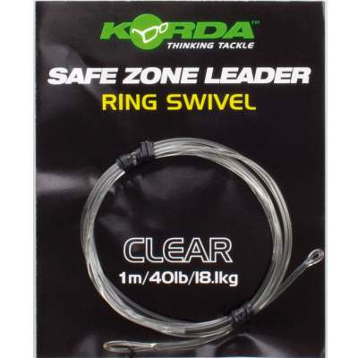 Korda Leaders incl. Maat 8 Ring Wartel CL, - 1m - Clear - TK40lb