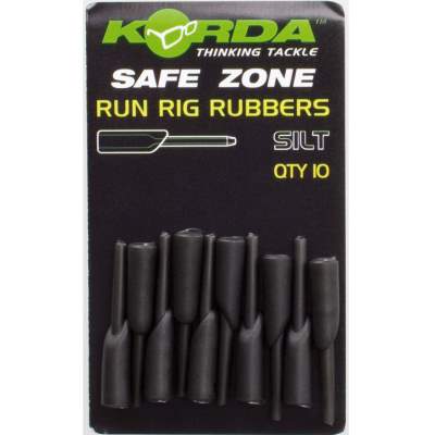 Korda Run Rig Rubber SI Silt - 10Stück