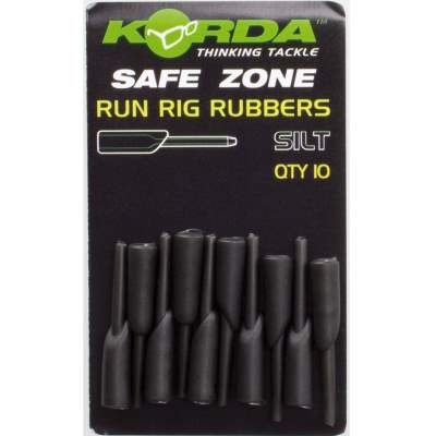 Korda Run Rig Rubber SI, - Silt - 10Stück