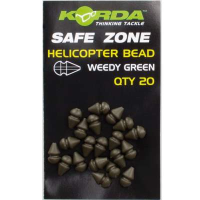 Korda Heli Bead Small WG, - Weedy Green - 20Stück