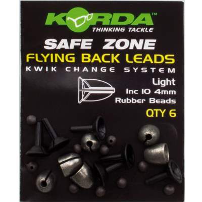 Korda Safe Zone Flying Backleads 6 Stück Light 4g 4g - 6Stück